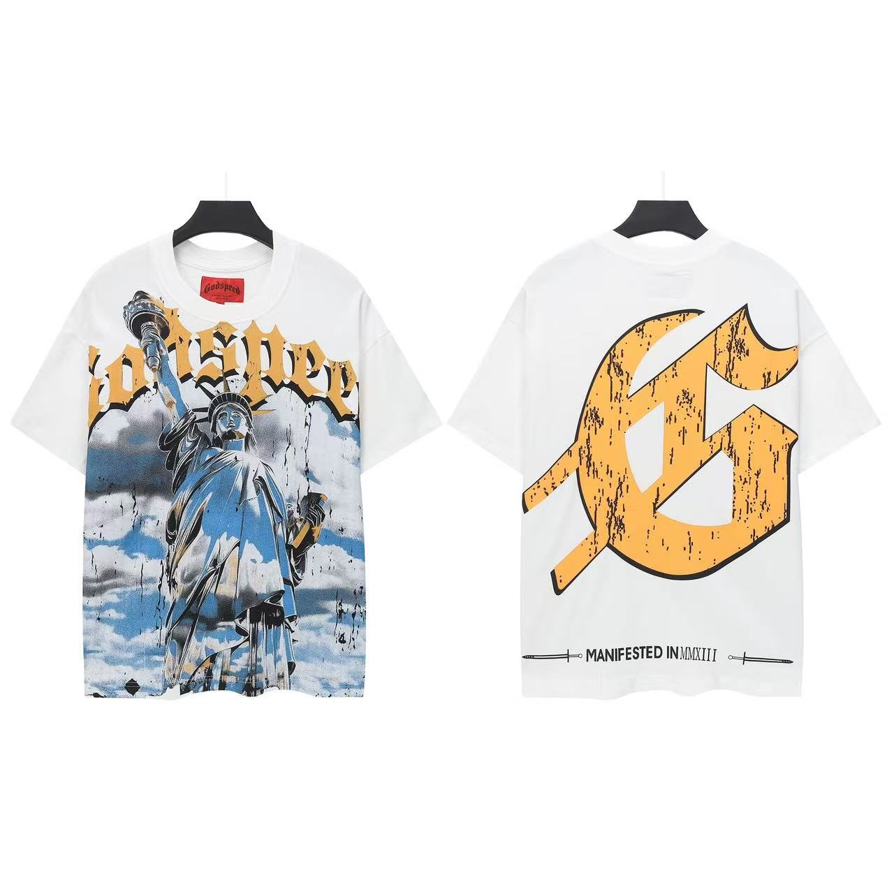Godspeed Rock Graphic Short-Sleeve T-Shirt — comparison