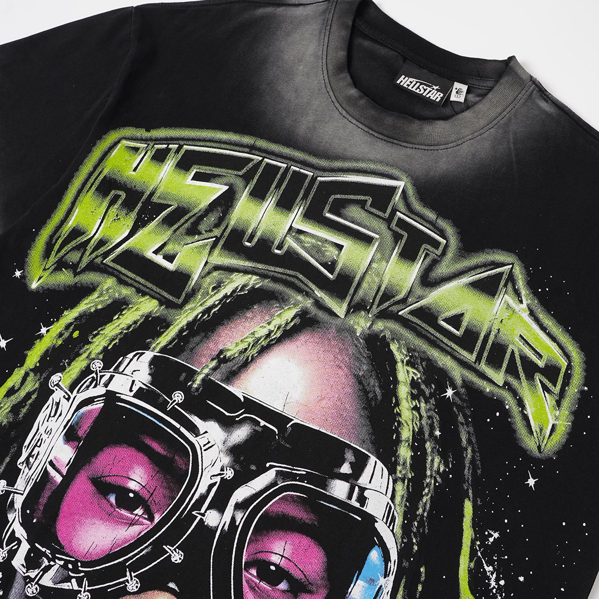 Hellstar Don't Hurt People Graphic T-Shirt — detail