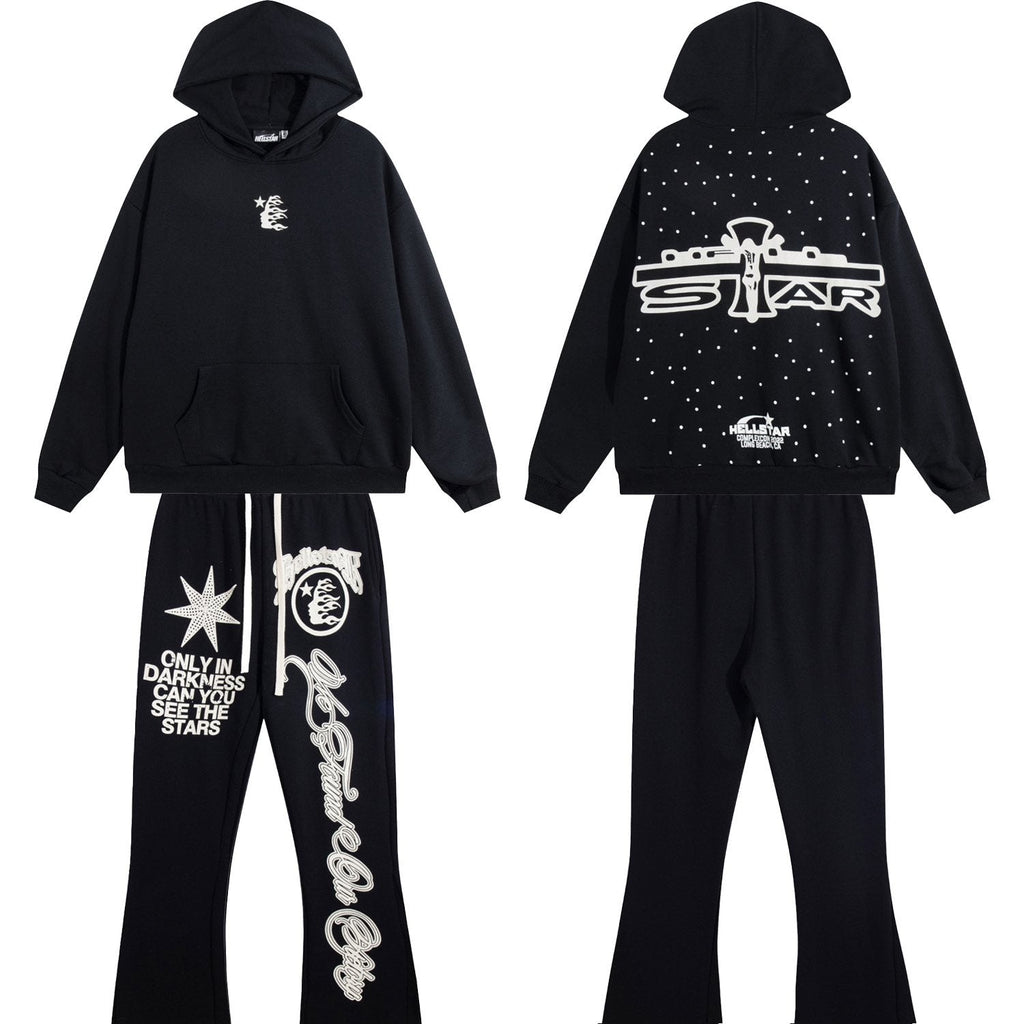 Hellstar Star Graphic Flared Pants — context