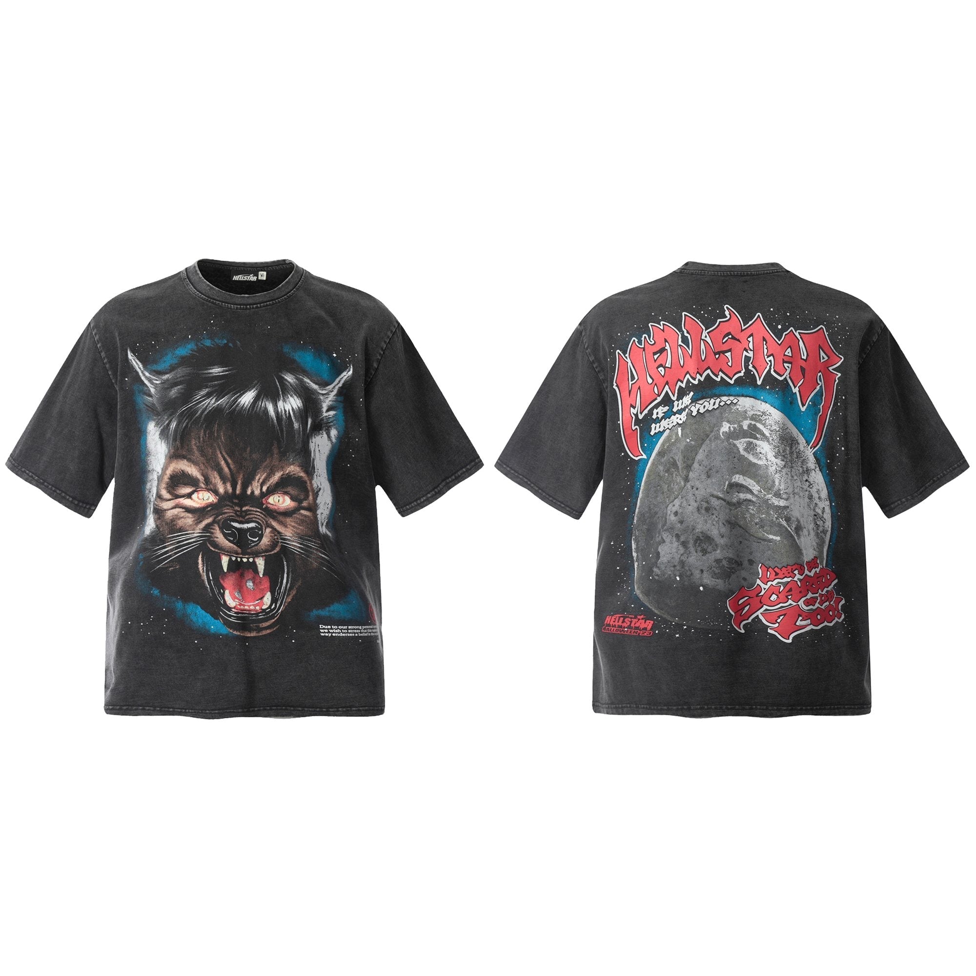 Hellstar Moon Animal Graphic T-Shirt — hero