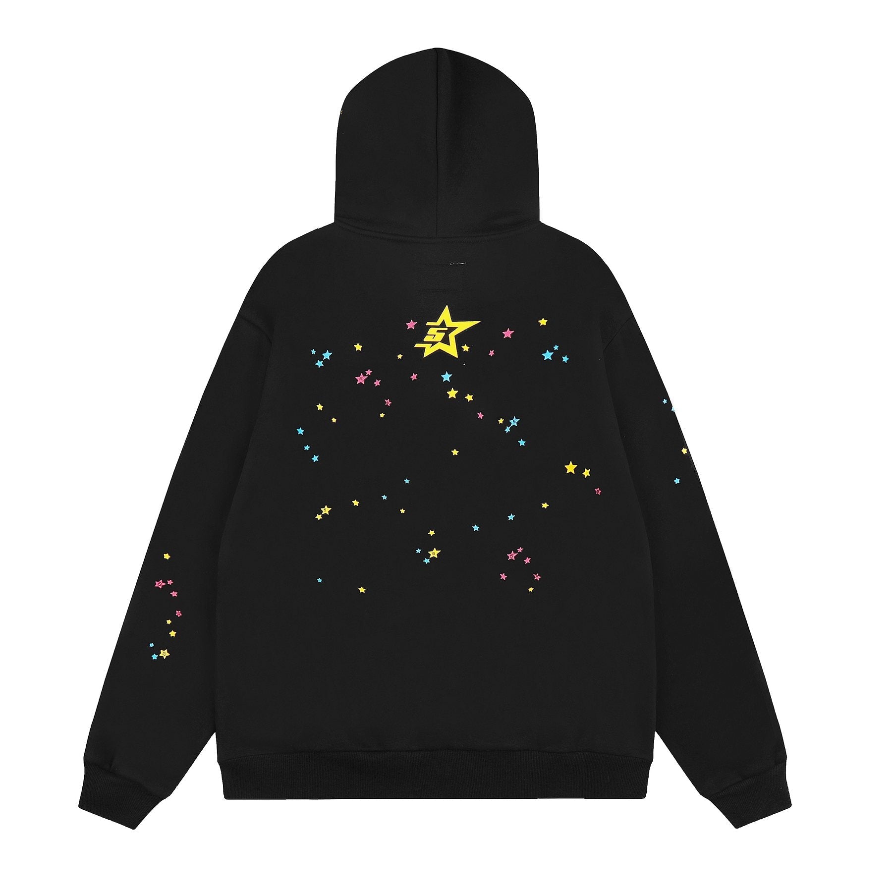 Sp5der Spider-Web Star Zip Hoodie — back