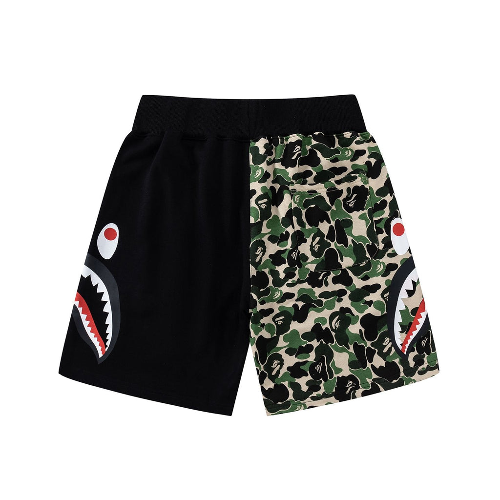 BAPE Shark Eye Graphic Sweat Shorts — back