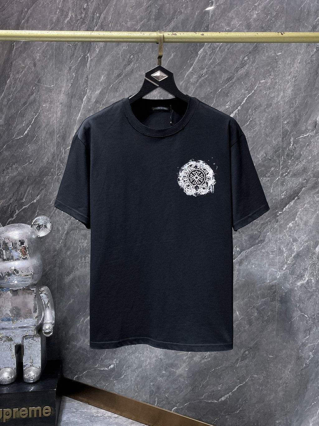 Chrome Hearts Cross Floral Back Graphic T-Shirt — hero