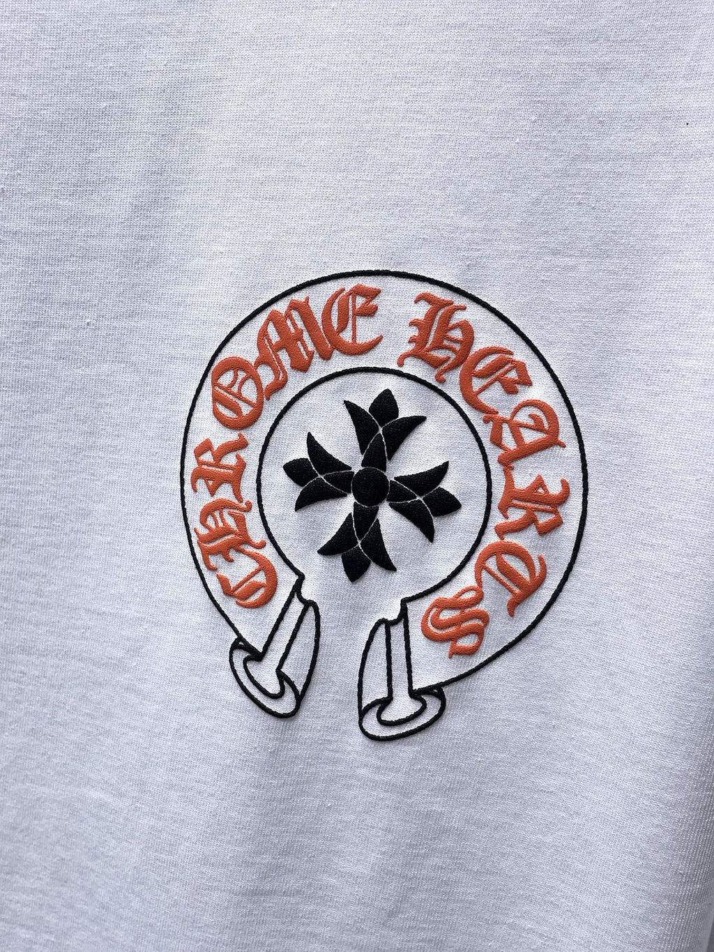 Chrome Hearts Splatter Horseshoe Graphic T-Shirt — detail