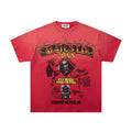 MAJESTIK Washed Red Graphic Short-Sleeve T-Shirt — hero
