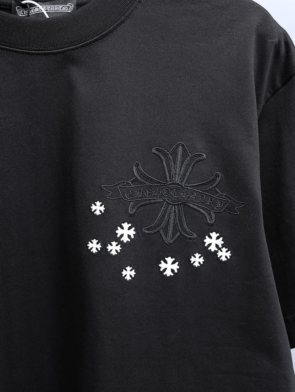 Chrome Hearts Cross and Star Graphic T-Shirt — detail