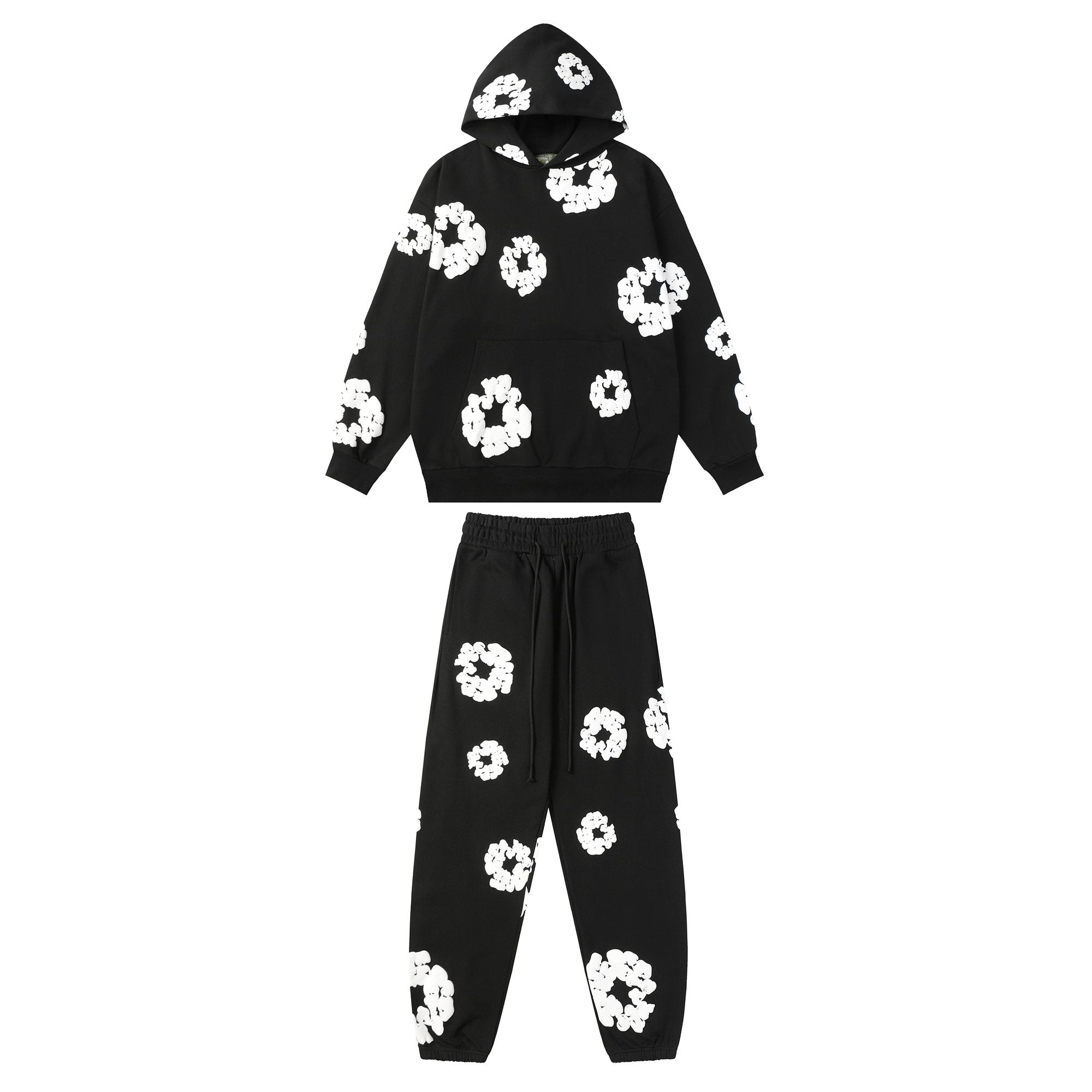 DENIM TEARS Floral Graphic Hoodie & Sweatpants Set — hero