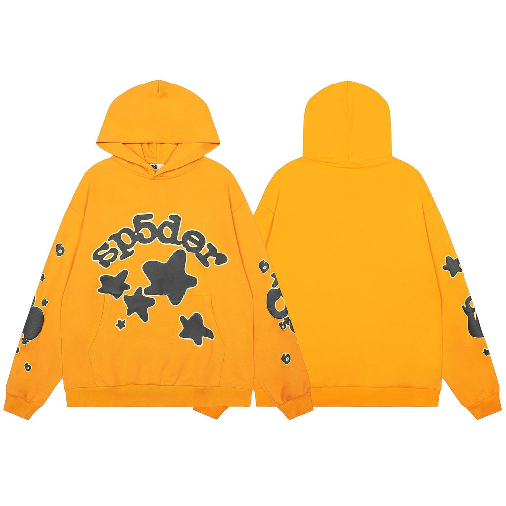 Sp5der Star Graphic Hoodie & Jogger Matching Set — front