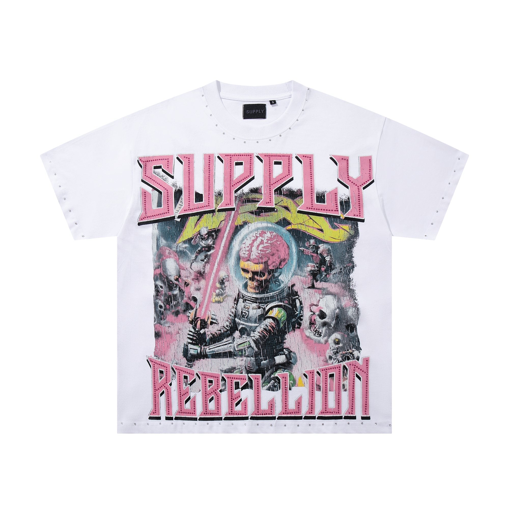 SUPPLY TEE Rebellion Astronaut Graphic T-Shirt — hero