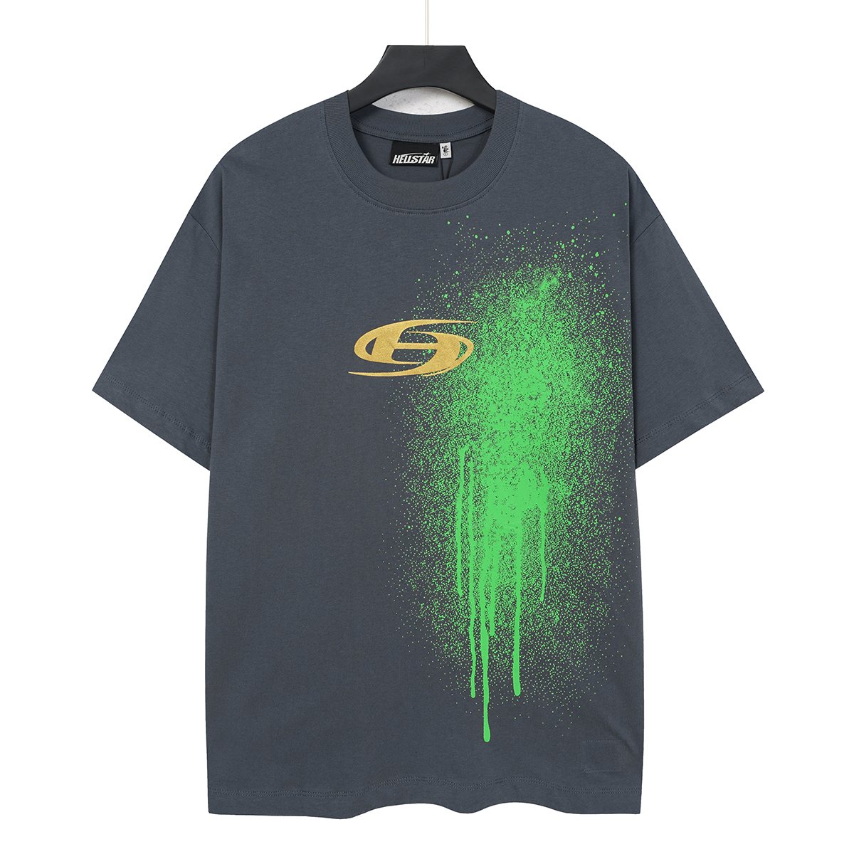 Hellstar Oval Studios Splatter Graphic T-Shirt — front