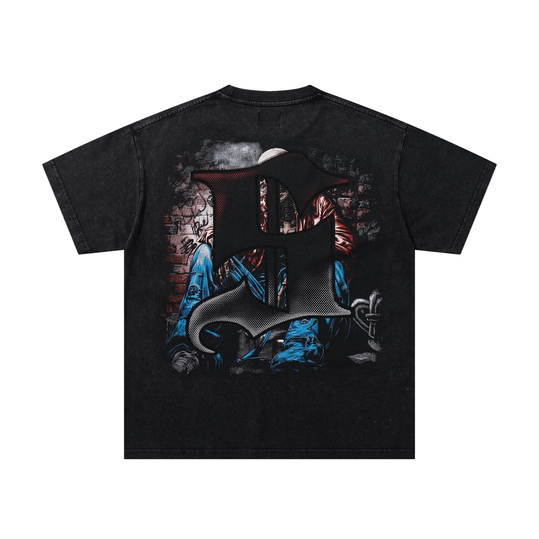 SUPPLY TEE Skeleton Graphic Short-Sleeve T-Shirt — back