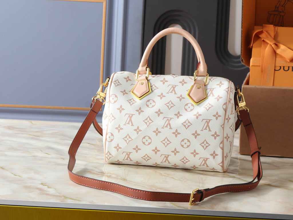 Louis Vuitton Crafty Speedy Bandoulière Handbag — back