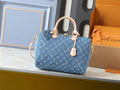 Louis Vuitton Speedy Soft Monogram Denim Handbag — hero