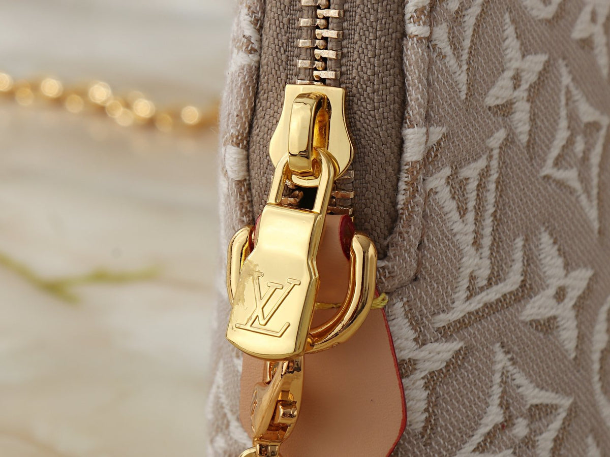 Louis Vuitton Monogram Chain Cosmetic Pouch — detail