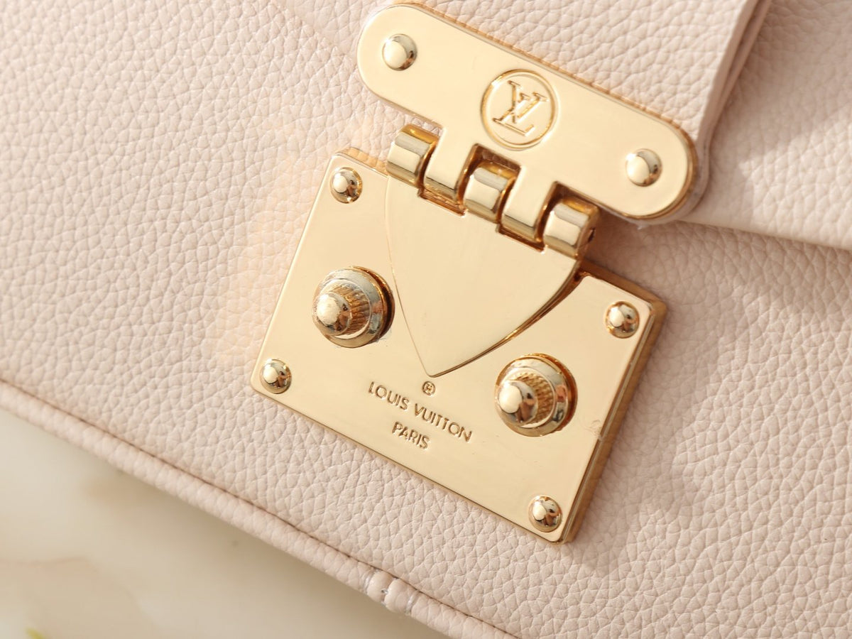 Louis Vuitton Trunkie East West Cream Shoulder Bag — detail