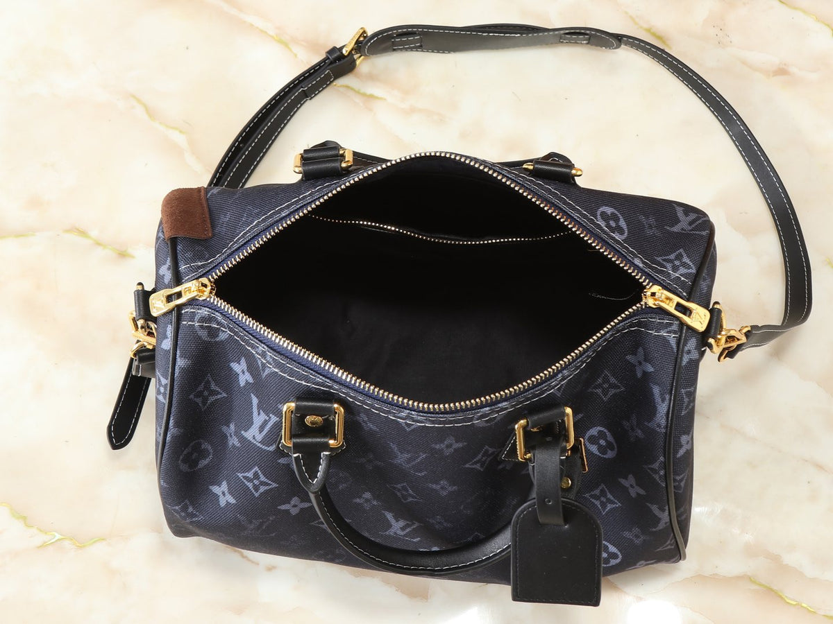 Louis Vuitton Speedy Soft Monogram Emblème Handbag — detail