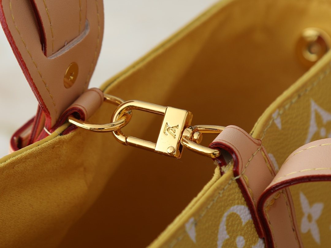 Louis Vuitton All In BB Monogram Bucket Bag — detail