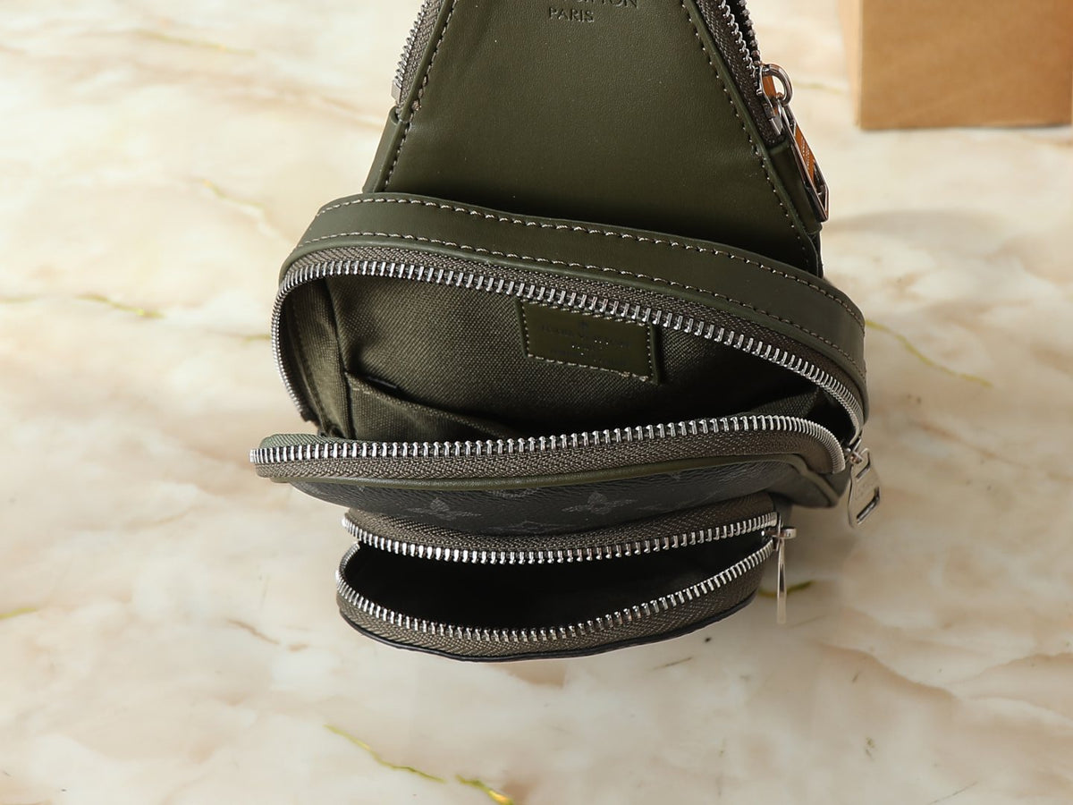 Louis Vuitton Avenue Monogram Eclipse Sling Bag — detail