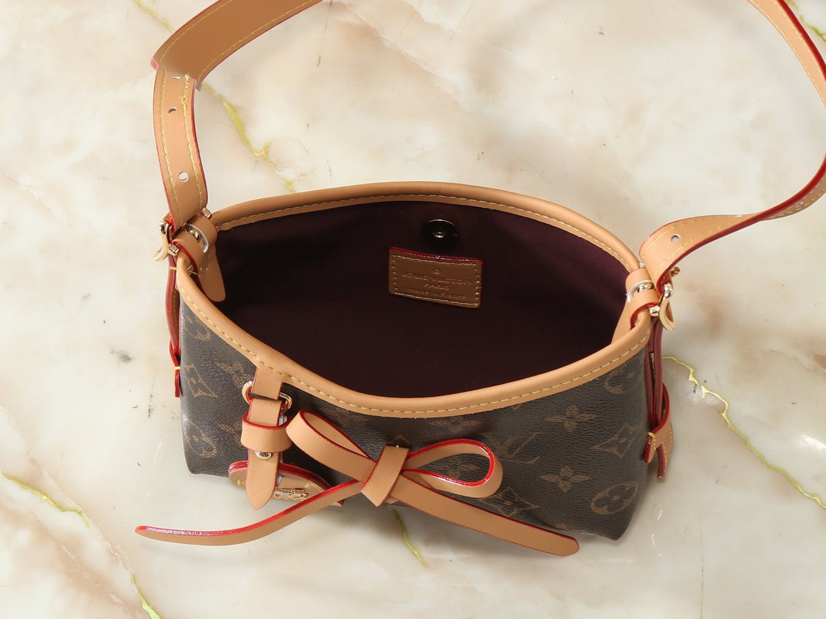 Louis Vuitton Nano CarryAll Monogram Handbag — detail