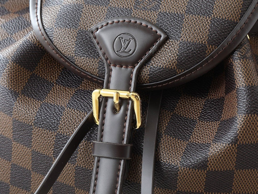 Louis Vuitton Odysée Checkerboard Shoulder Bag — detail