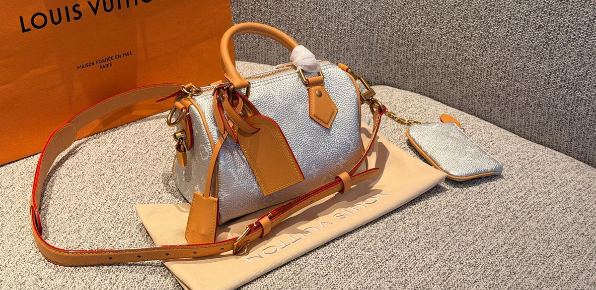 Louis Vuitton Speedy Rolled-Handle Satchel — front