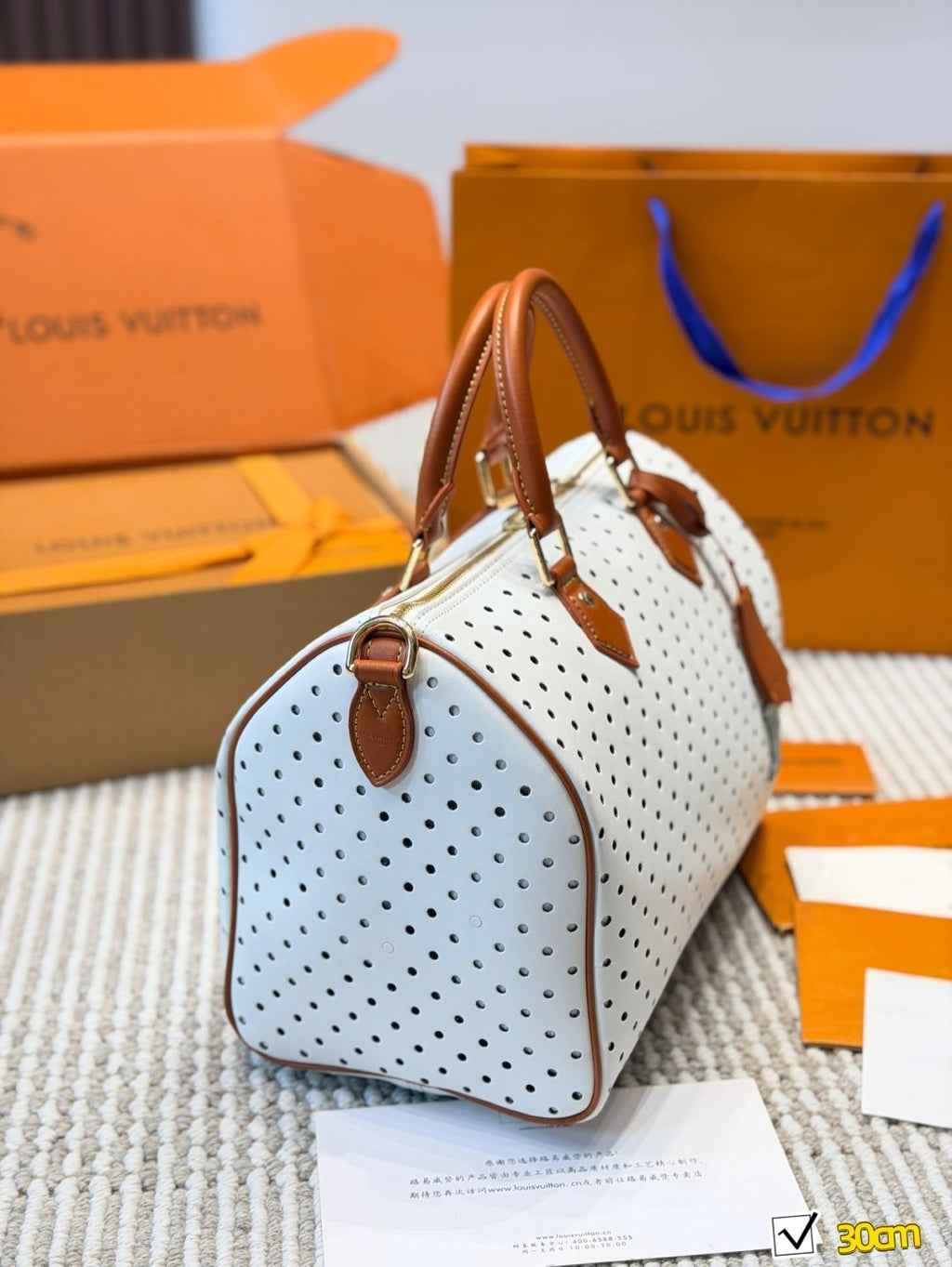 Louis Vuitton Speedy Top-Handle Shoulder Bag — side