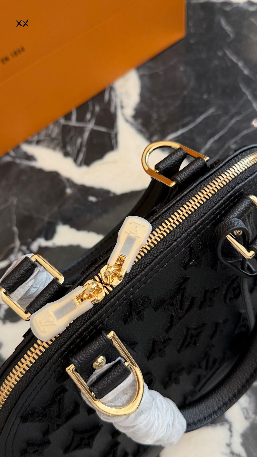 Louis Vuitton Monogram Dome Top-Handle Bag — detail