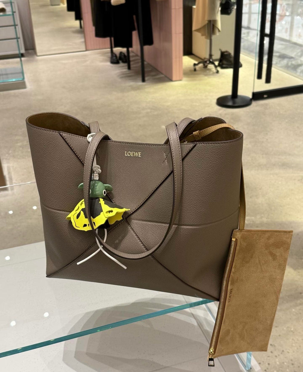 LOEWE Puzzle Folding Tote Bag — hero