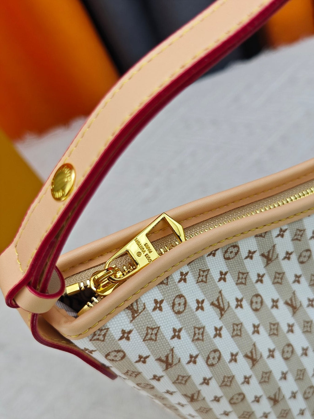 Louis Vuitton LineUp MM Monogram Shoulder Bag — detail