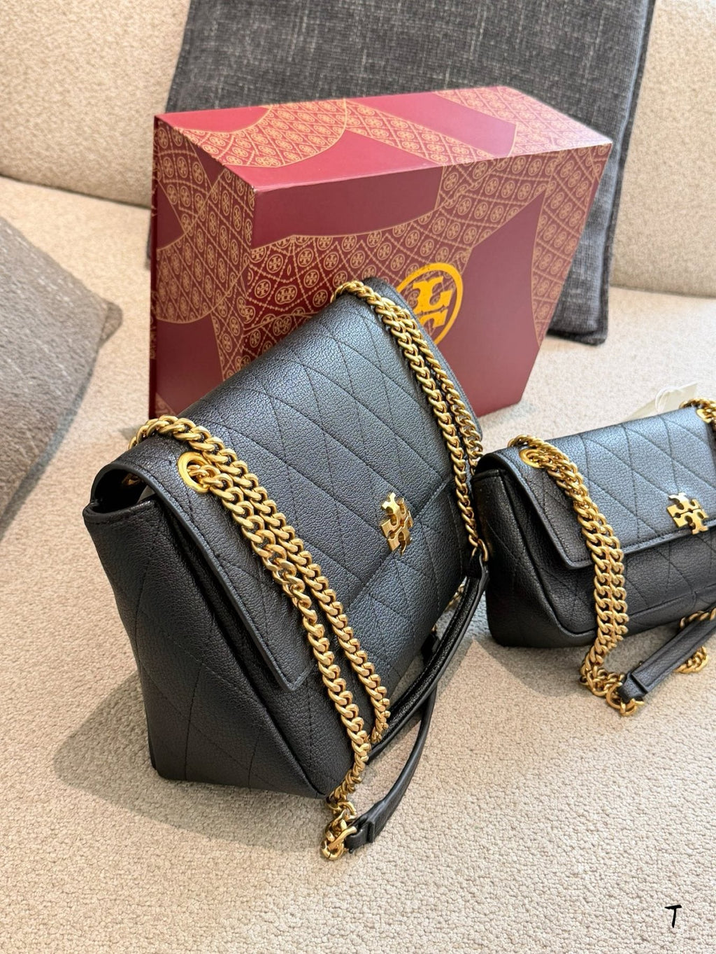 Tory Burch Charlie Quilted Chain-Strap Shoulder Bag — comparison