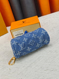 Louis Vuitton Speedy Trousse Monogram Denim Coin Pouch — hero