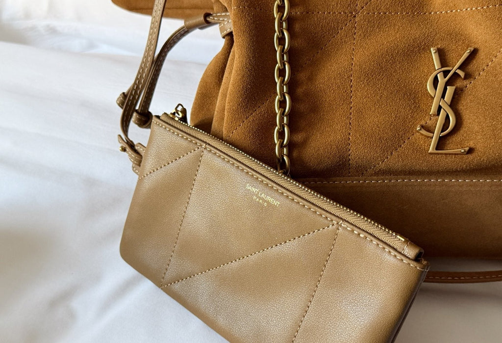 Saint Laurent Jamie Pochon Chain-Handle Tote — detail