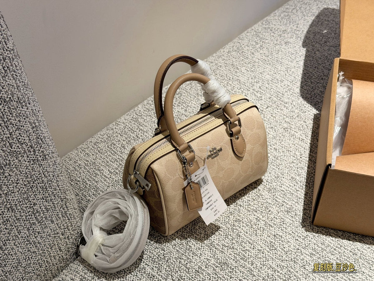 Coach Rowan Zip-Top Satchel Bag — front