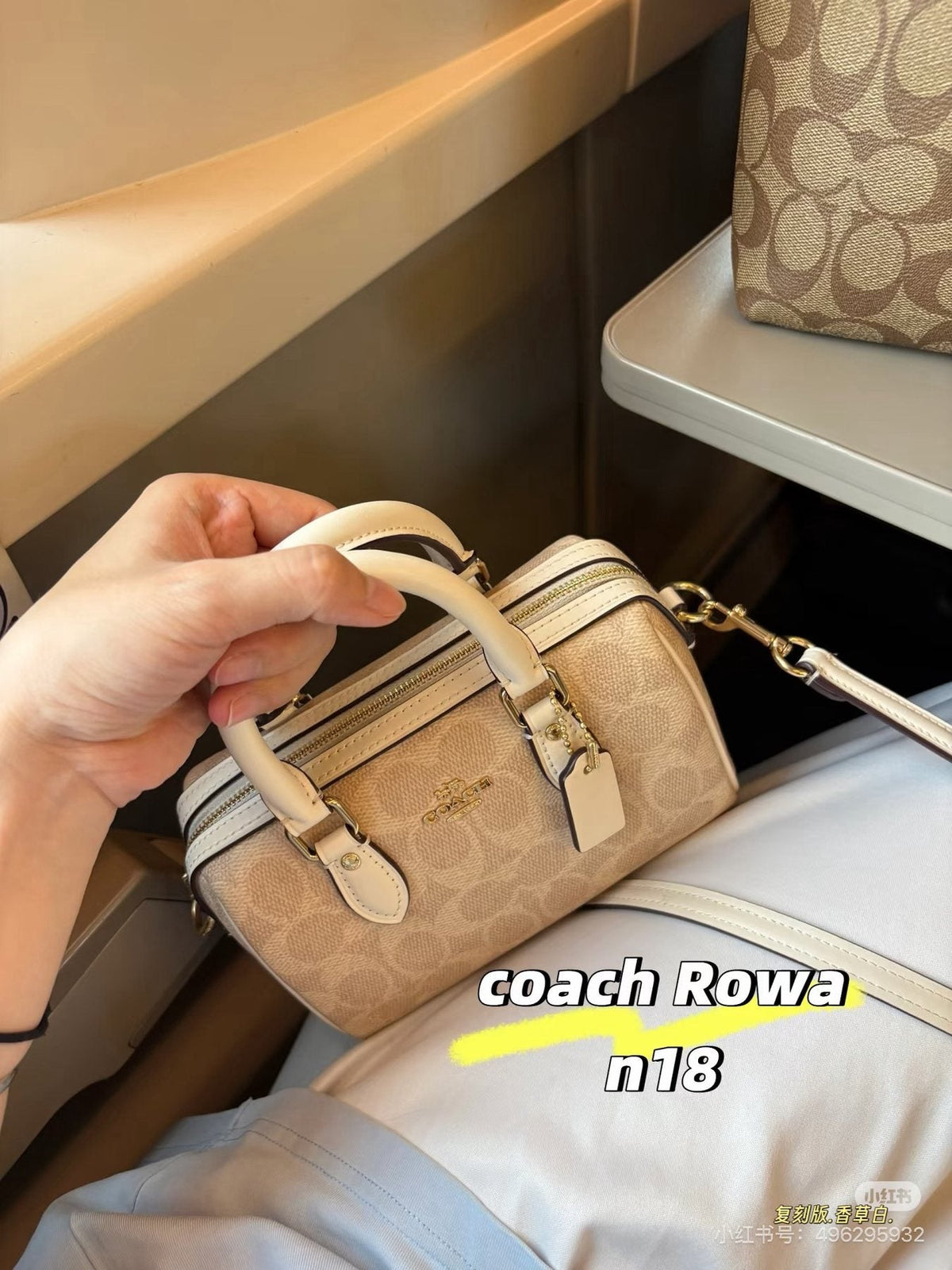 Coach Rowan Zip-Top Satchel Bag — model