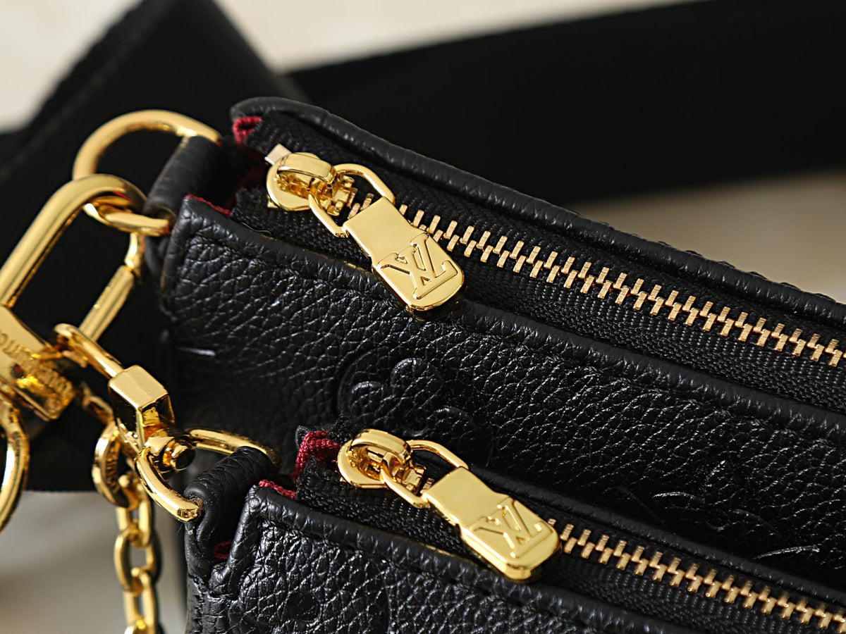 Louis Vuitton Multi Pochette Accessoires Embossed Shoulder Bag — detail