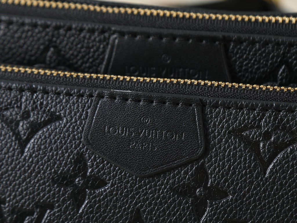 Louis Vuitton Multi Pochette Accessoires Embossed Shoulder Bag — detail