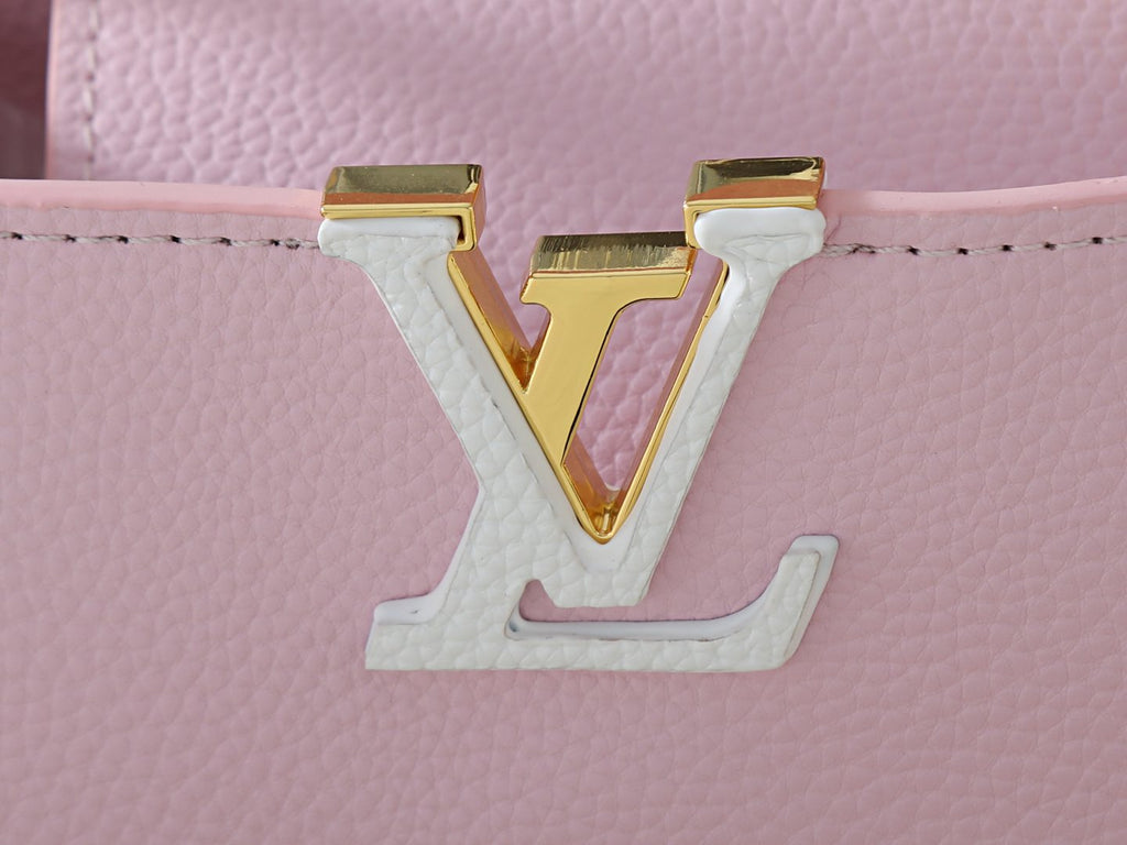 Louis Vuitton Capucines East-West Chain Top-Handle Bag — detail