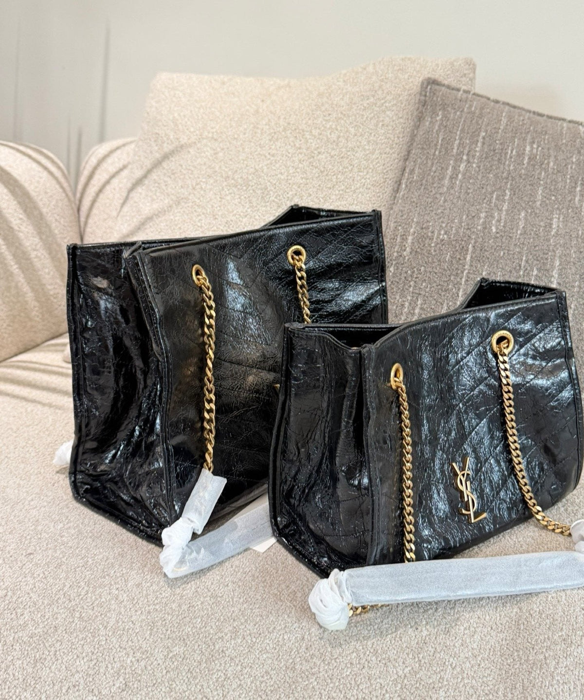 Saint Laurent Niki Shopping Quilted Tote — comparison