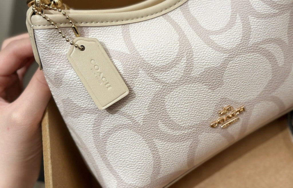 Coach Laurel Signature Hobo Bag — detail