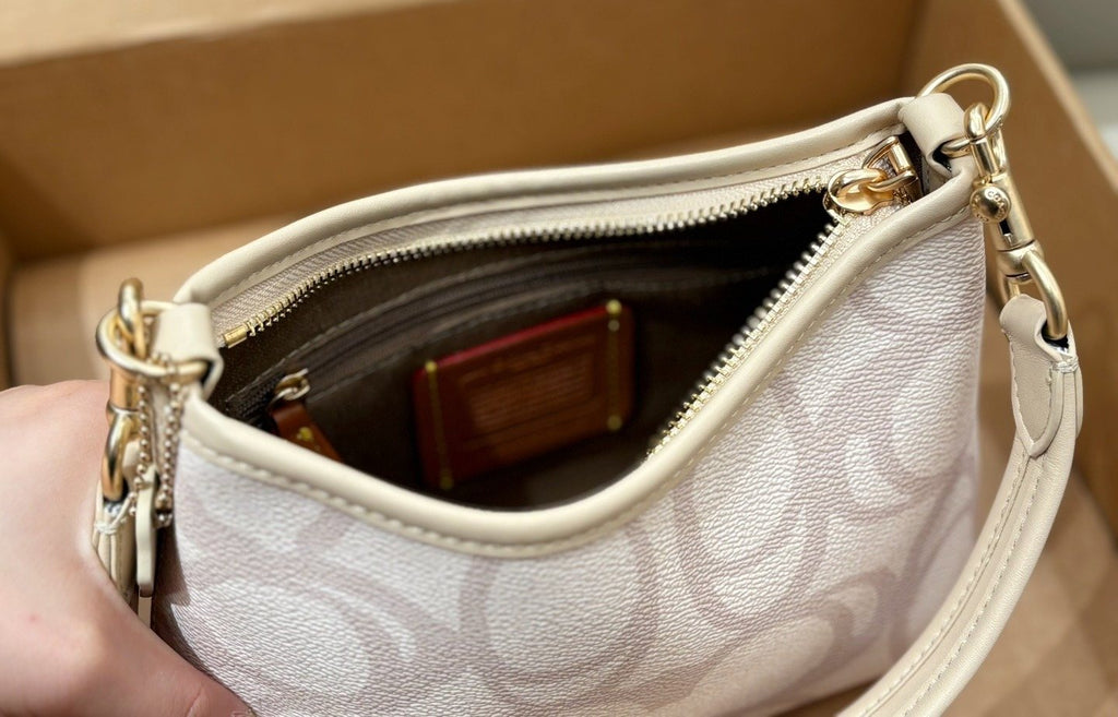 Coach Laurel Signature Hobo Bag — detail