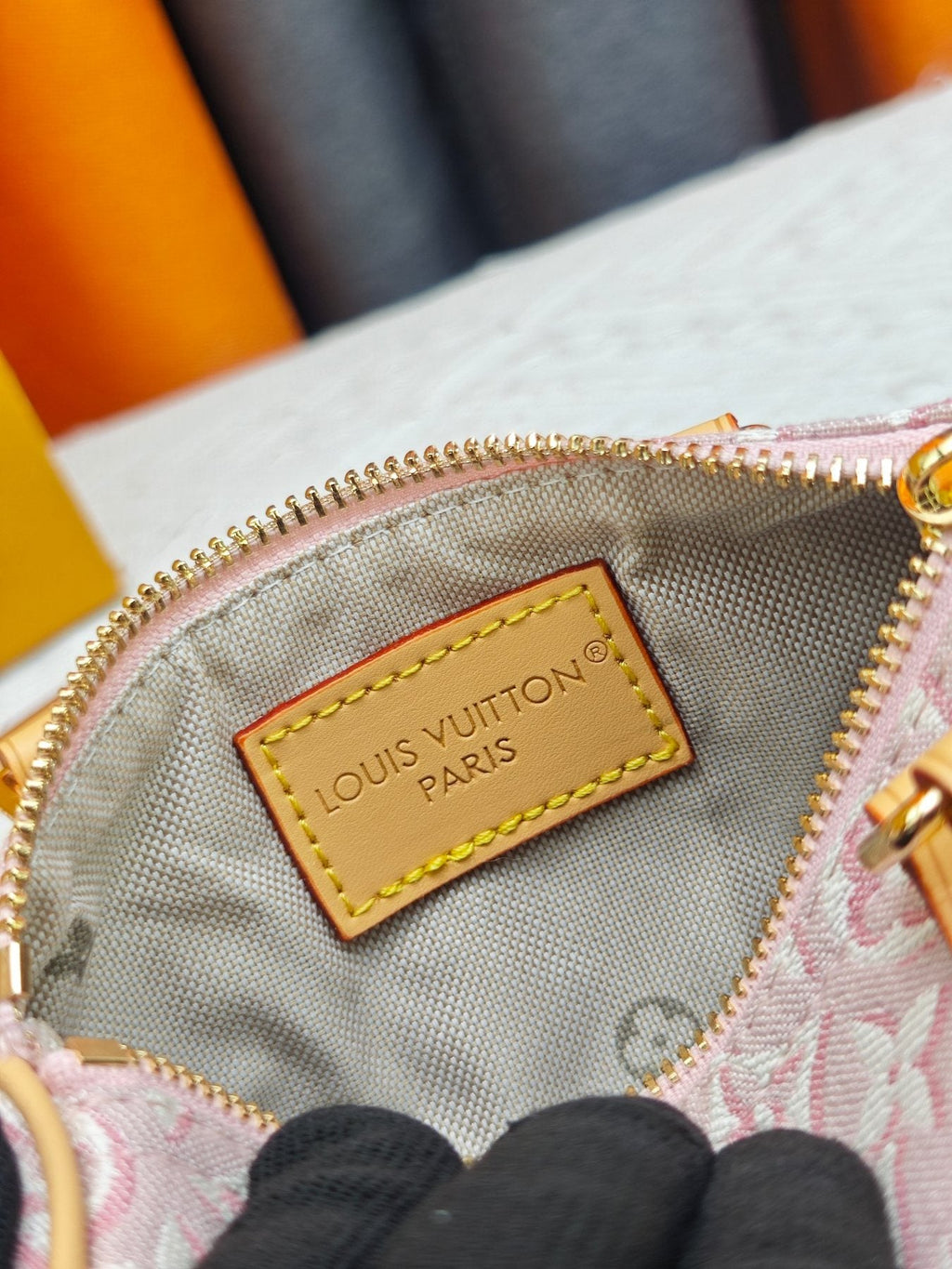 Louis Vuitton Nano Speedy Monogram Top-Handle Bag — front