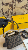 Fendi Monogram Lunchbox Top-Handle Bag — hero