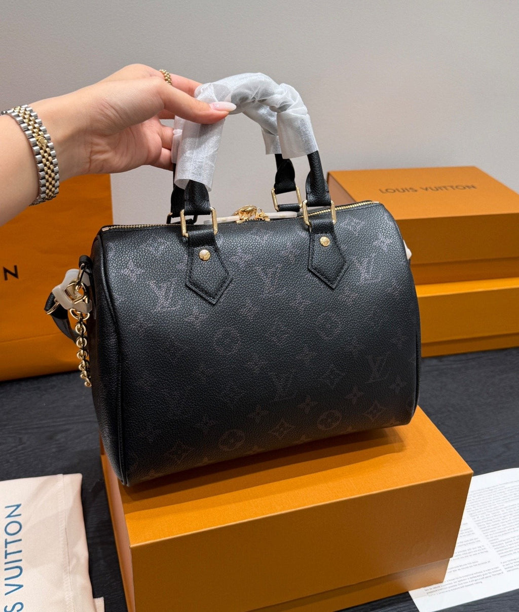 Louis Vuitton Speedy Soft Monogram Handbag — back