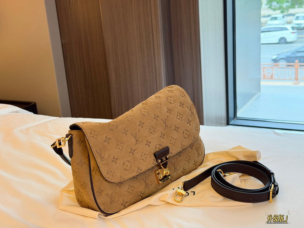 Louis Vuitton Liv Pochette Embossed Monogram Shoulder Bag — hero