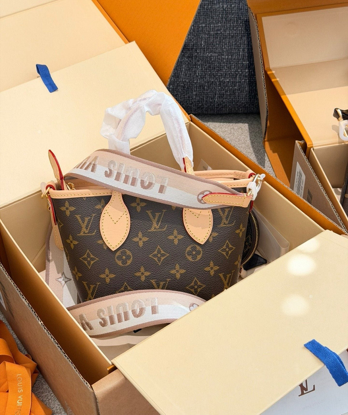 Louis Vuitton Neverfull BB Monogram Tote — back