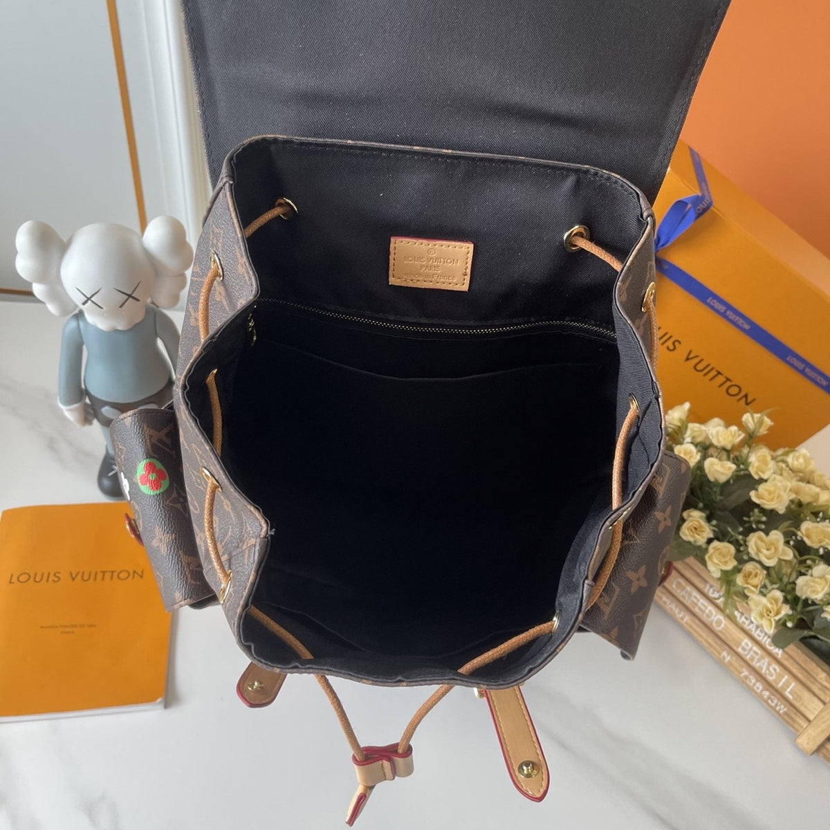 Louis Vuitton Christopher Multicolor Monogram Backpack — detail