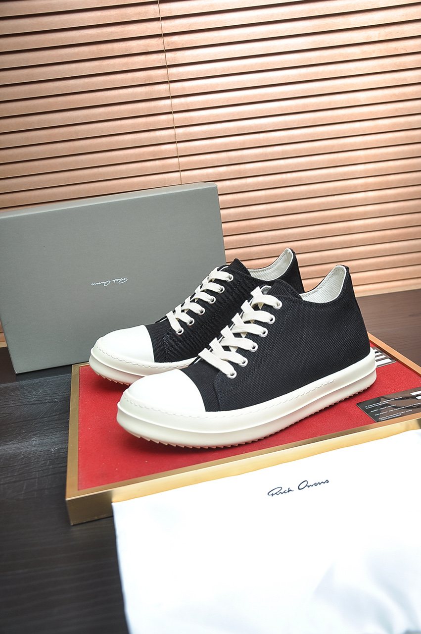 Rick Owens Toe-Cap Platform Sneakers — front