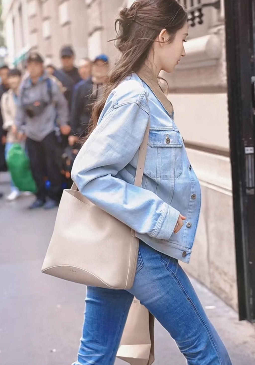 Dior Medaillon Bucket Shoulder Bag — model