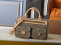Louis Vuitton Monogram Denim Twin-Pocket Top-Handle Bag — front