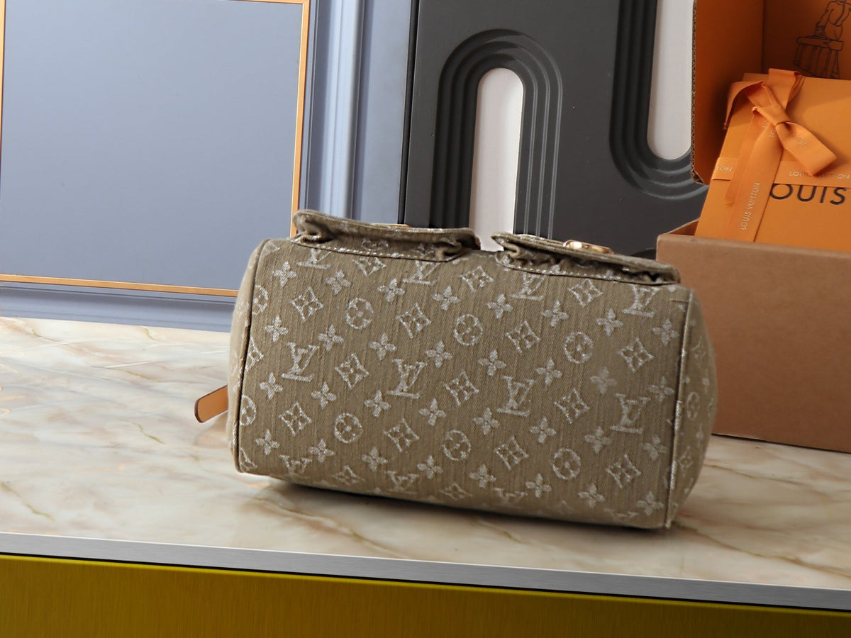 Louis Vuitton Monogram Denim Twin-Pocket Top-Handle Bag — detail